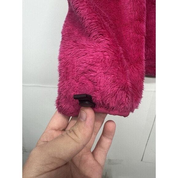 The North Face Women’s Fuzzy Fleece Full Zip Jacket Pink Size Medium Soft Warm - Picture 4 of 12